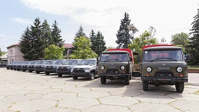 Волгоградская область передала подшефному району ЛНР 12 автомобилей