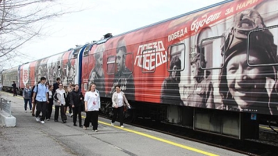 «Поезд Победы» продолжает работу в Волгоградской области