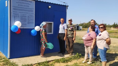 В Захарове открыли блочно-модульную станцию доочистки воды